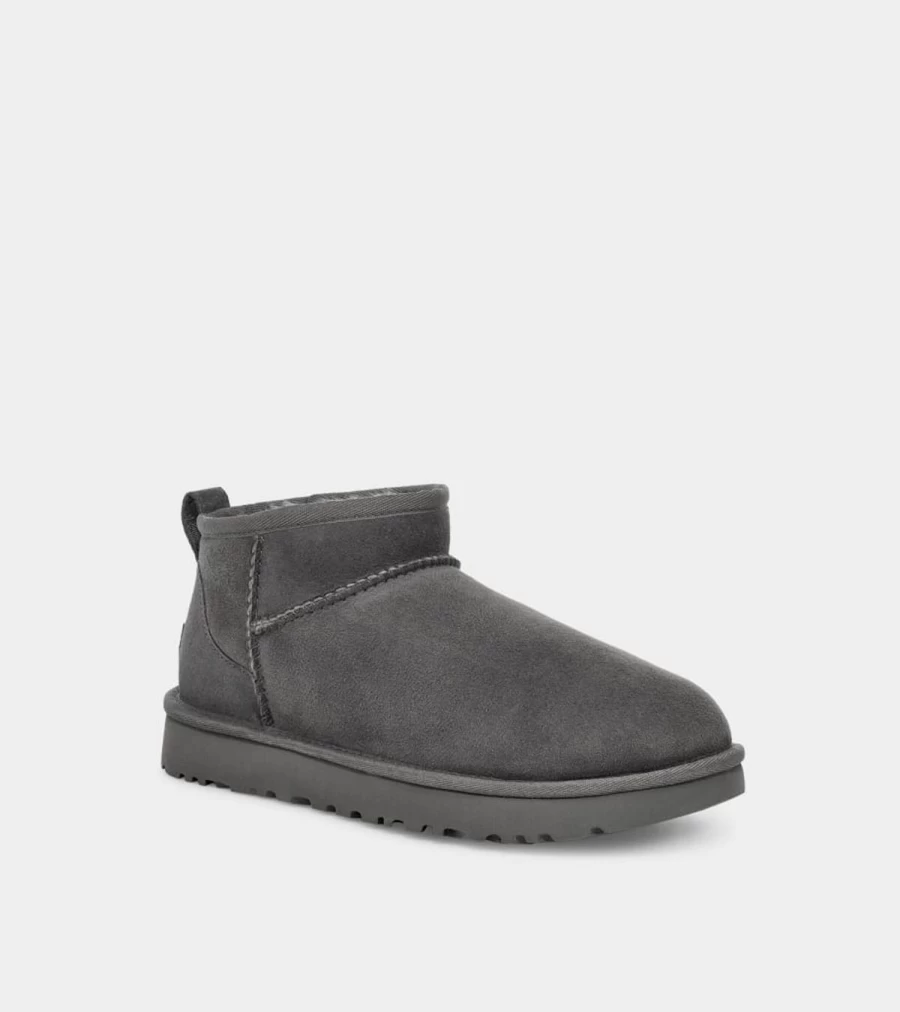 UGG Classic Ultra Mini Boots in Gray | Atelier Talia Sol Collection | Women's Winter Fashion