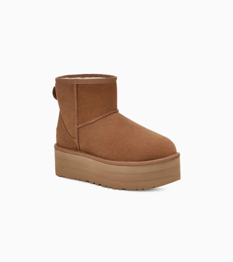 UGG Classic Mini Platform Boots in Chestnut | Atelier Talia Sol Collection