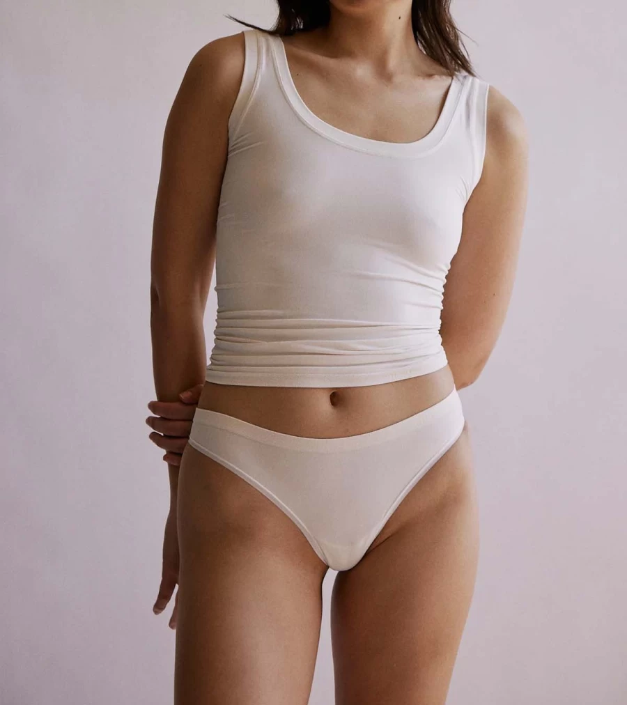 SAISEI Essential Scooped Cami Top 1645 - Raw Collection by Atelier Talia Sol - Women's Minimalist Basic Strap Tank