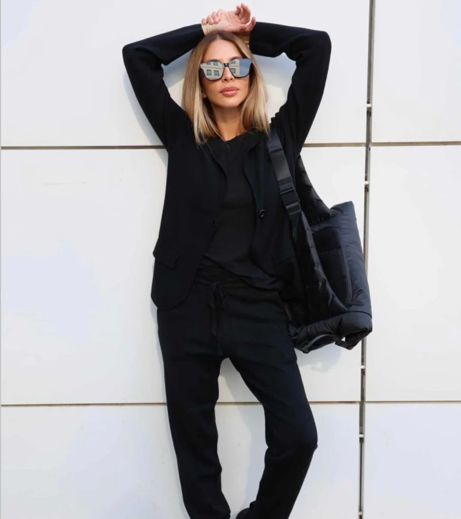 "Atelier Talia Sol Classic Black Jacket - Premium Made in Italy Coat"